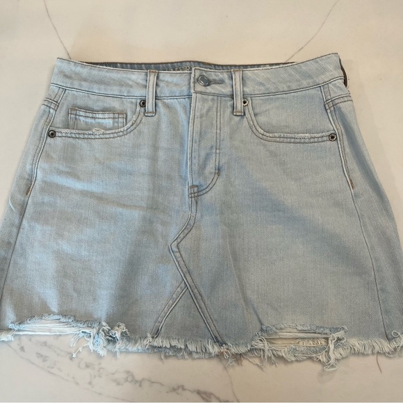 Button up denim skirt AEO - Picture 4 of 8
